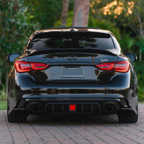(Patented ABS) For 18-24 Infiniti Q50 Rear Bumper Lip