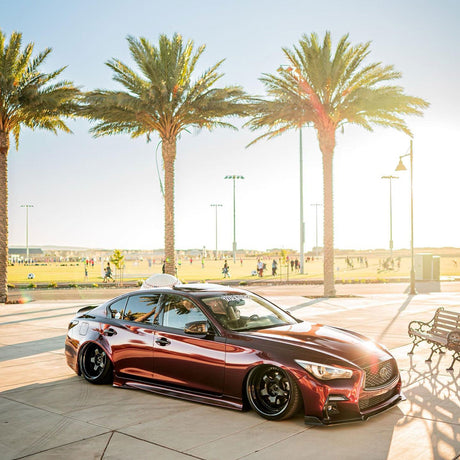 (Patented ABS) For 18-24 Infiniti Q50 Sport Model Front Bumper Lip