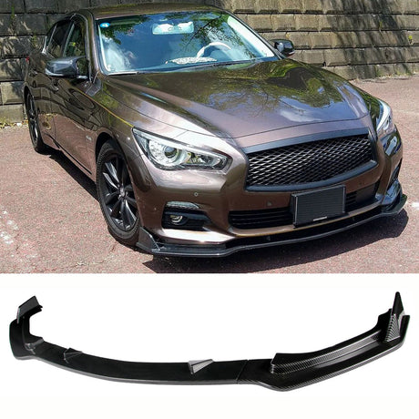 (Patented ABS) For 14-17 Infiniti Q50 Base Model Front Bumper Lip