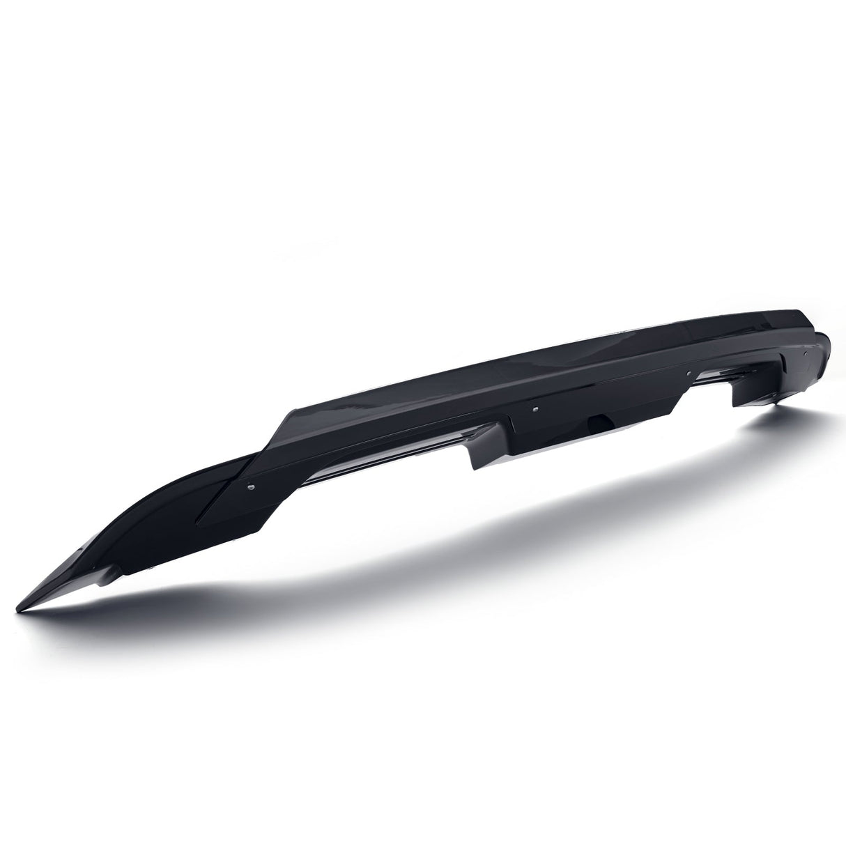 (Patented ABS) For 15-23 Ford Mustang Rear Spoiler W/ Smoke Gurney Flap Wicker Bill GT500 Style