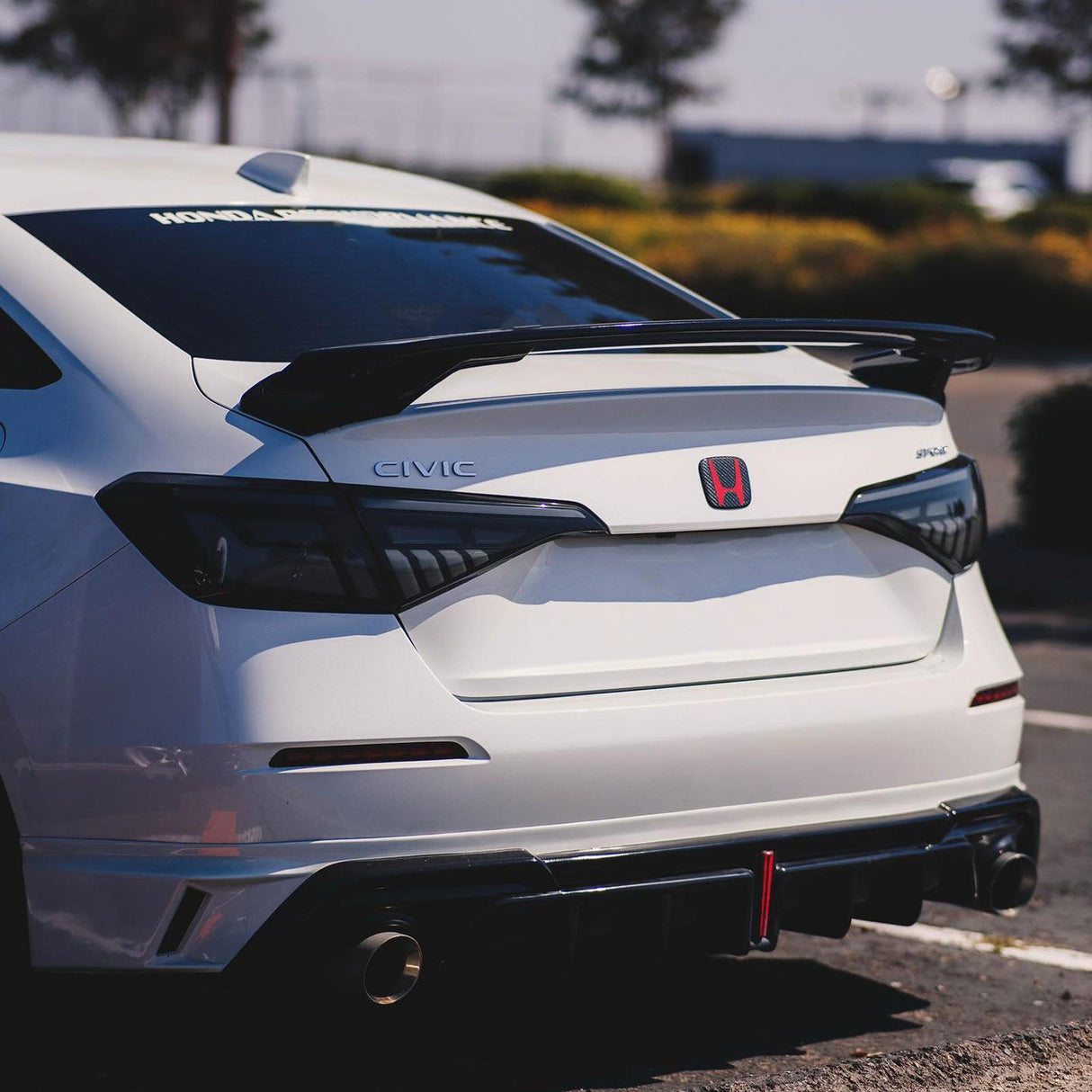 (Patented ABS) For 22-25 Civic 4Dr Sedan Rear Trunk Spoiler Wing HPD Style