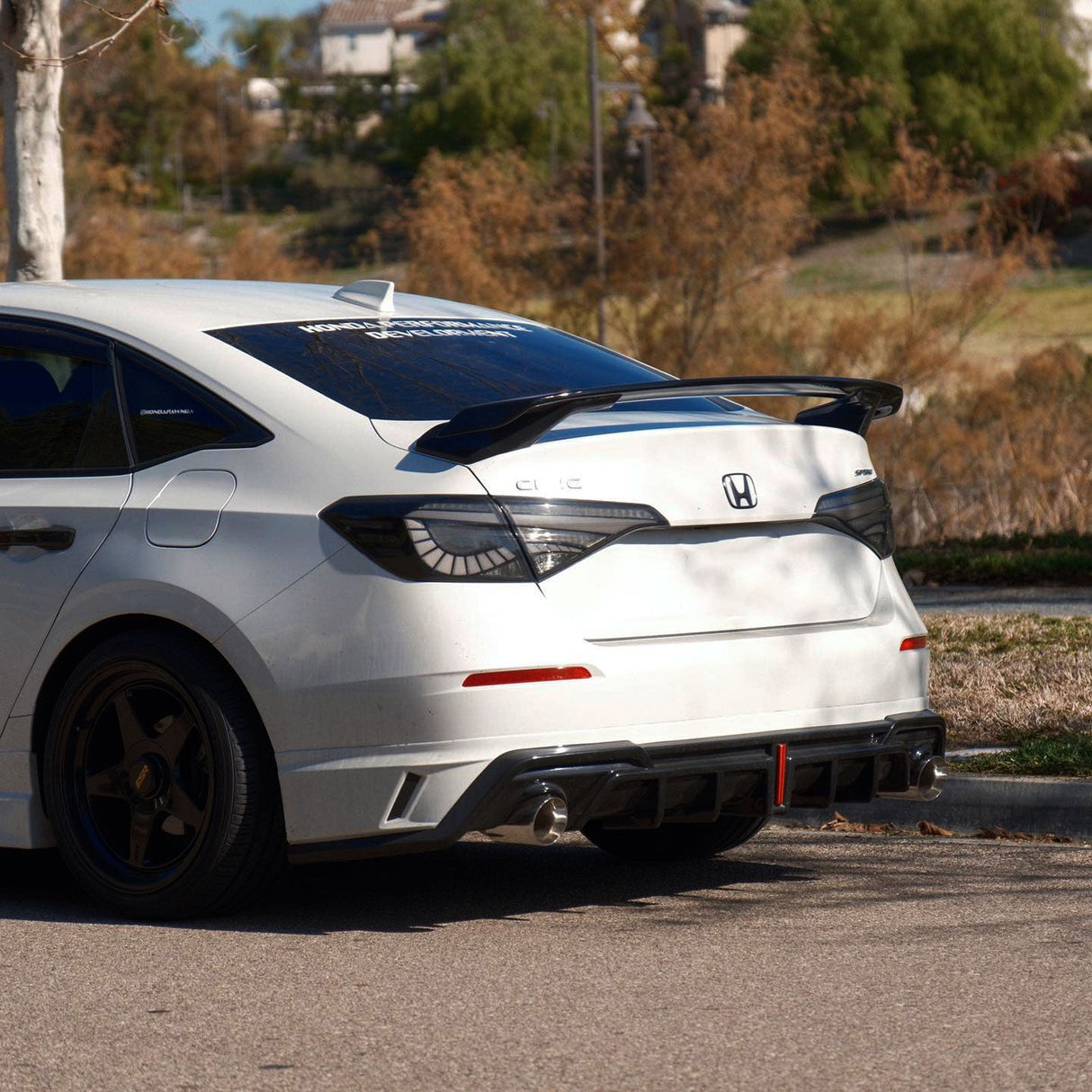 (Patented ABS) For 22-25 Civic 4Dr Sedan Rear Trunk Spoiler Wing HPD Style