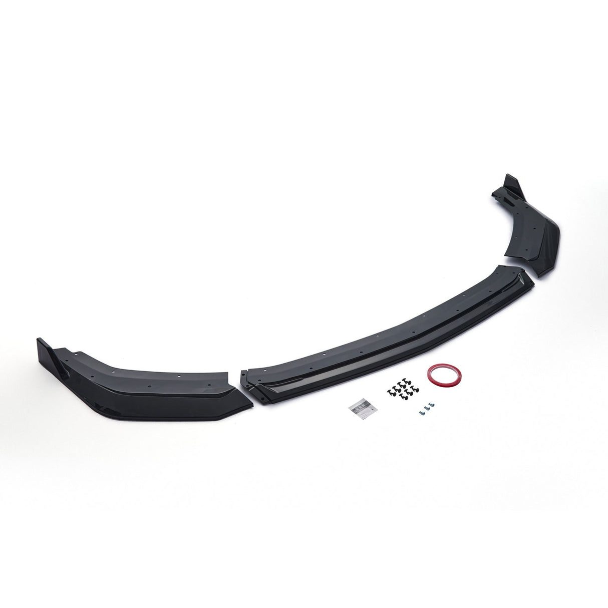 (Patented ABS) For 24-25 Ford Mustang EcoBoost GT Front Bumper Lip Splitter 3PCS