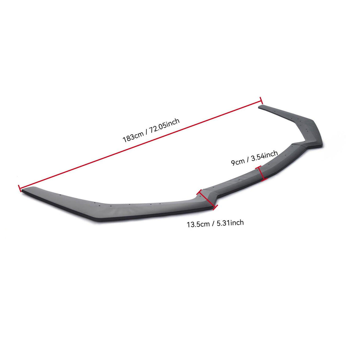 (Patented ABS) For 18-23 Mustang Front Bumper Lip Splitter