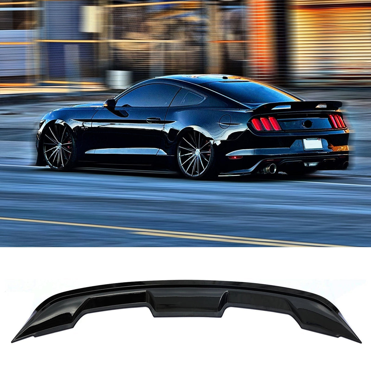 (Patented ABS) For 15-24 Ford Mustang GT500 GT350 Rear Trunk Spoiler Wing