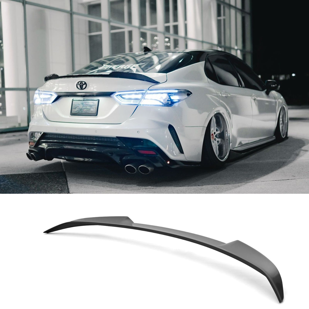 For 2018-2024 TOYOTA Camry SE XSE LE XLE V STYLE Trunk LID Spoiler