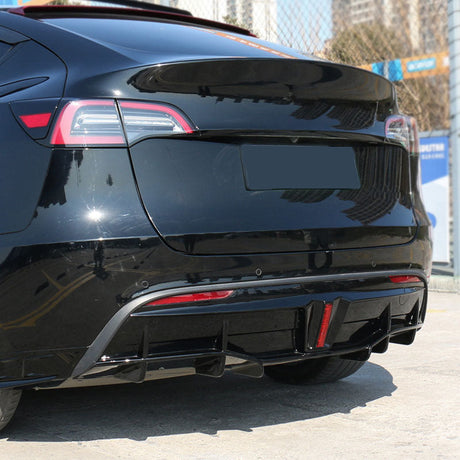 (Patented ABS) For 20-24 Tesla Model Y Rear Diffuser