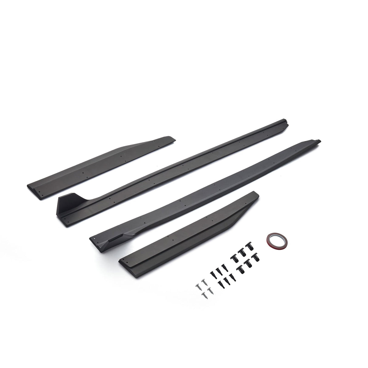 (Patented ABS) For 15-23 Ford Mustang GT500 Style Side Skirts Extension Splitter W/ Winglet