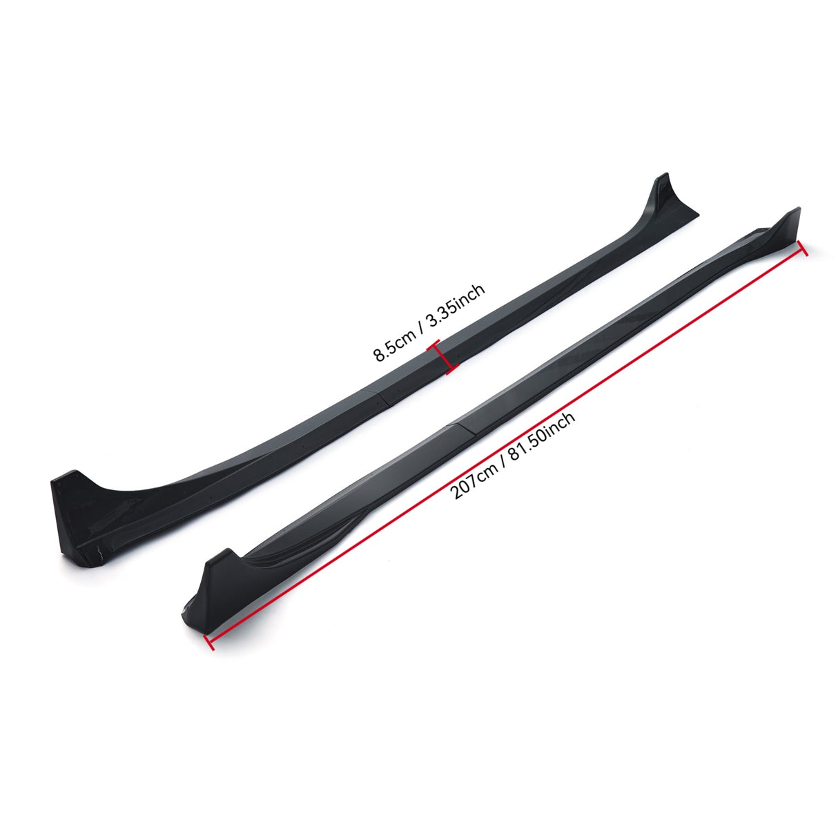 (Patented ABS) For 17-23 Tesla Model 3 Side Skirts Fit