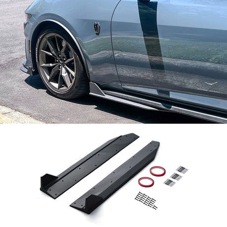 (Patented ABS) For 24-25 Ford Mustang Side Skirts