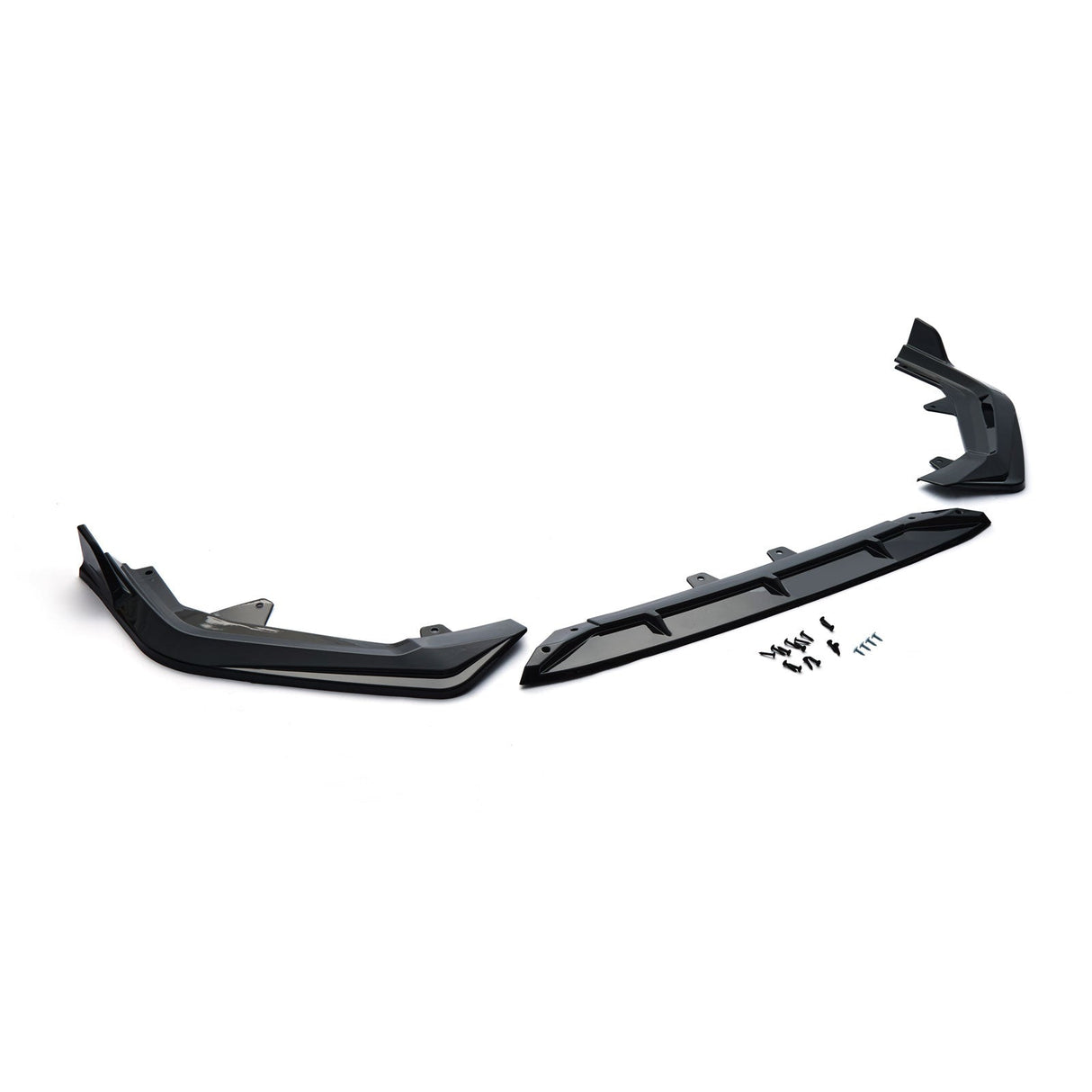 (Patented ABS) For 22-24 Honda Civic LX EX Si JDM Front Bumper Lip Splitter 3pc Style