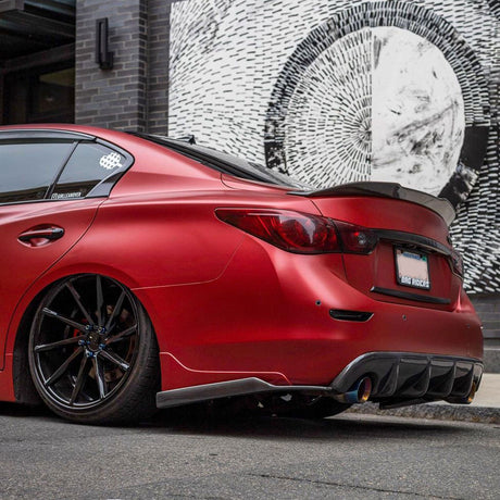 (Patented ABS) For 14-24 Infiniti Q50 Rear Trunk Spoiler Wing PSM Style