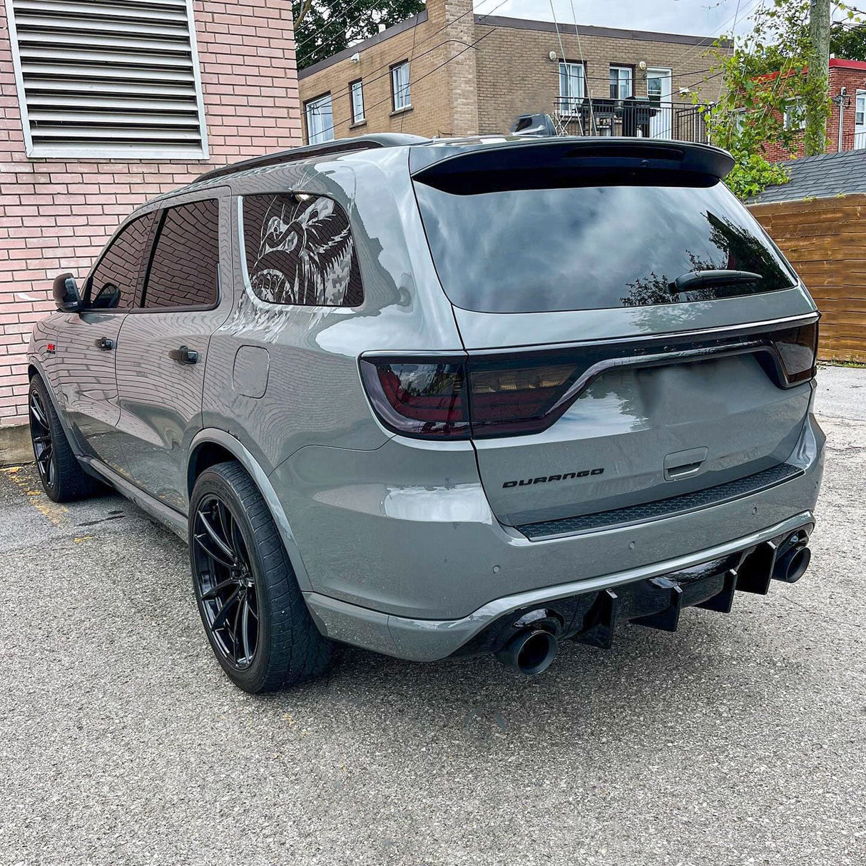 (Patented ABS) For 11-25 Dodge Durango R/T SRT Rear Bumper Diffuser