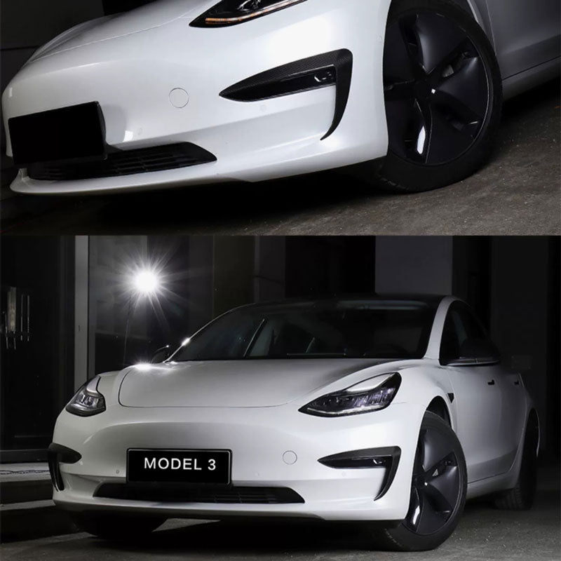 (Patented ABS) For 17-23 Tesla Model 3 Front Fog Light Lamp Eyebrow Cover Trim