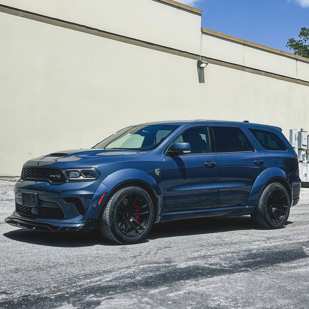 (Patented ABS) For 21-25 Dodge Durango SRT Hellcat Front Bumper Lip
