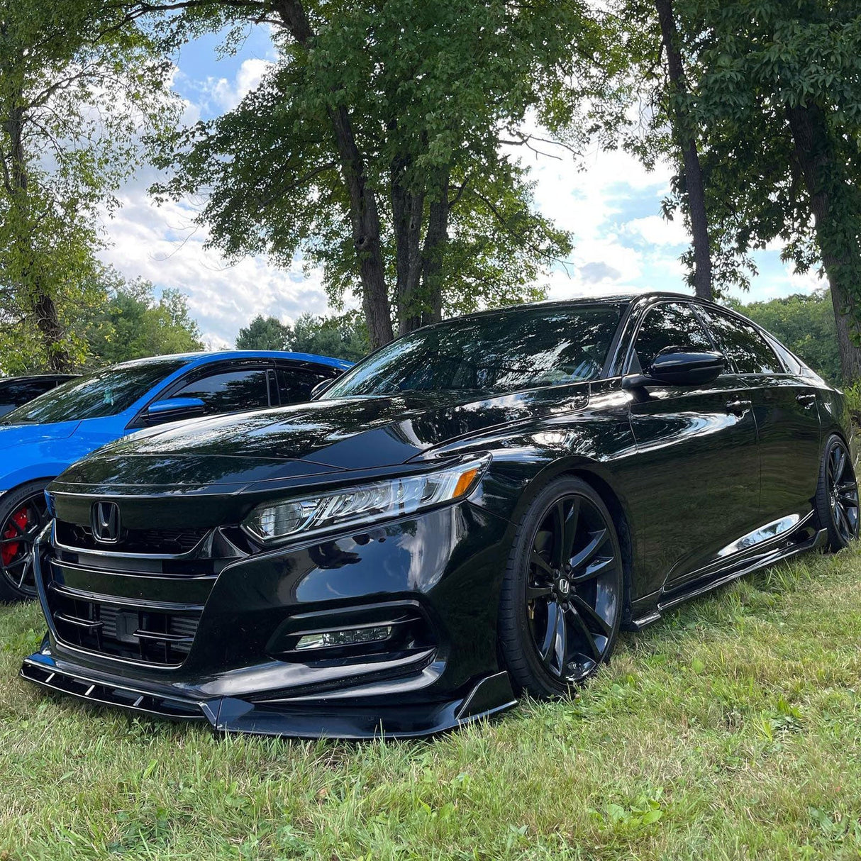 (Patented ABS) For 18-20 Accord Front Bumper Lip Splitter