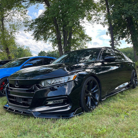 (Patented ABS) For 18-20 Accord Front Bumper Lip Splitter