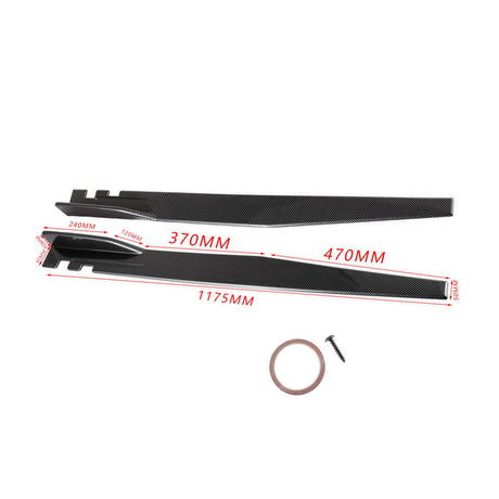 (Patented ABS) 46" Side Skirts For Infiniti Q50
