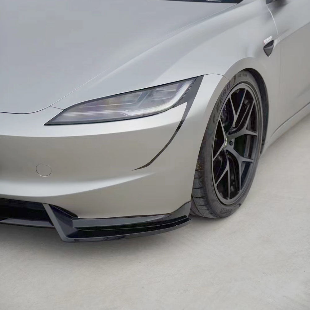 (Patented ABS) For 2024+ Tesla Model 3 Front Bumper Lip Splitter