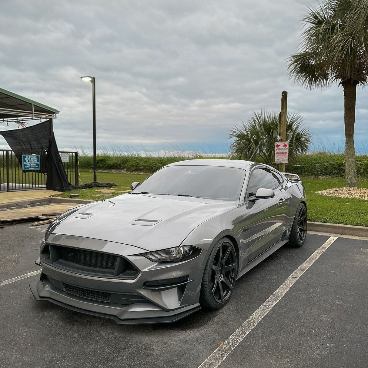 (Patented ABS) For 18-23 Mustang Front Bumper Lip Splitter