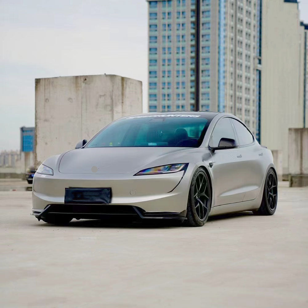 (Patented ABS) For 2024+ Tesla Model 3 Front Bumper Lip Splitter