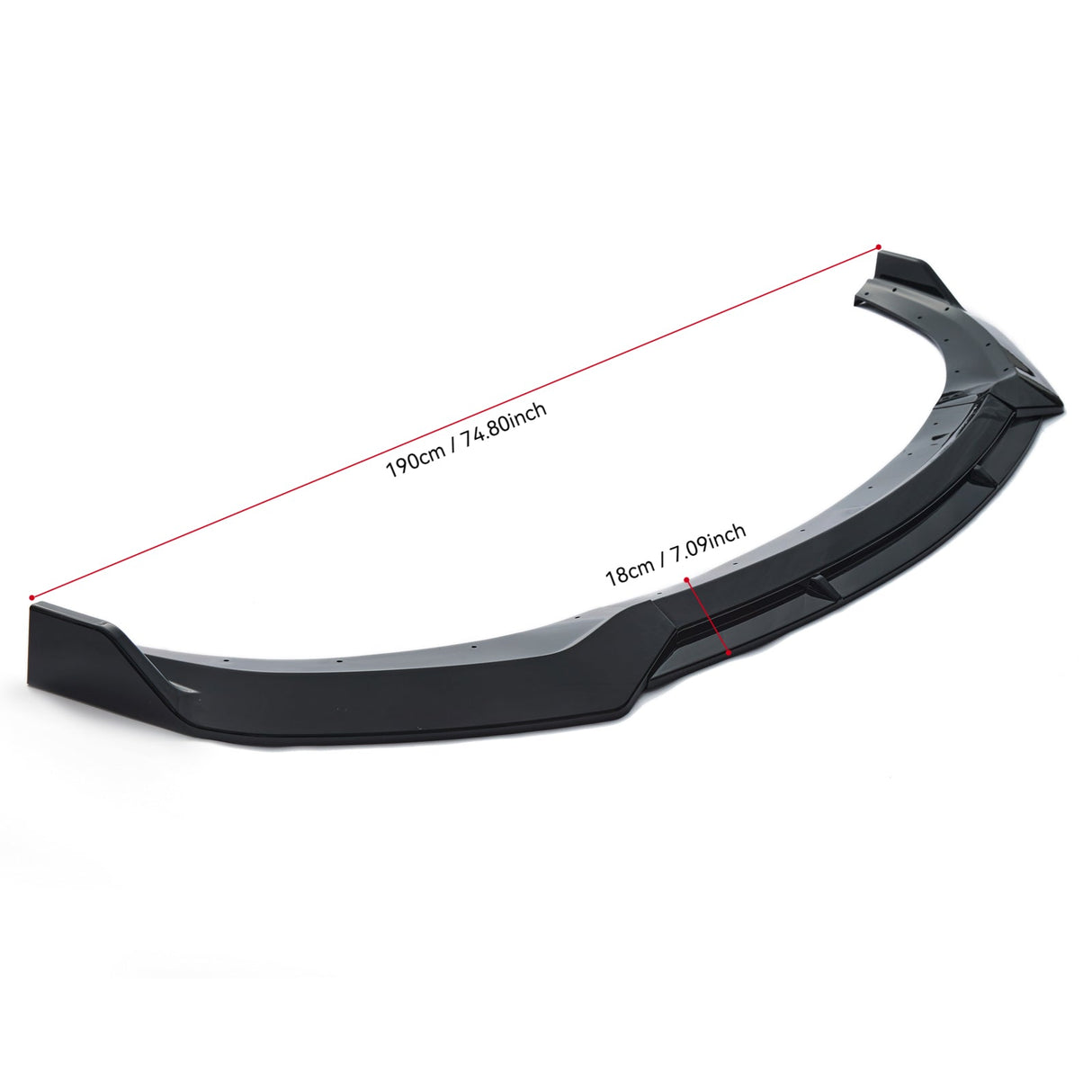 (Patented ABS) For 20-23 Dodge Charger Widebody Front Bumper Lip Splitter