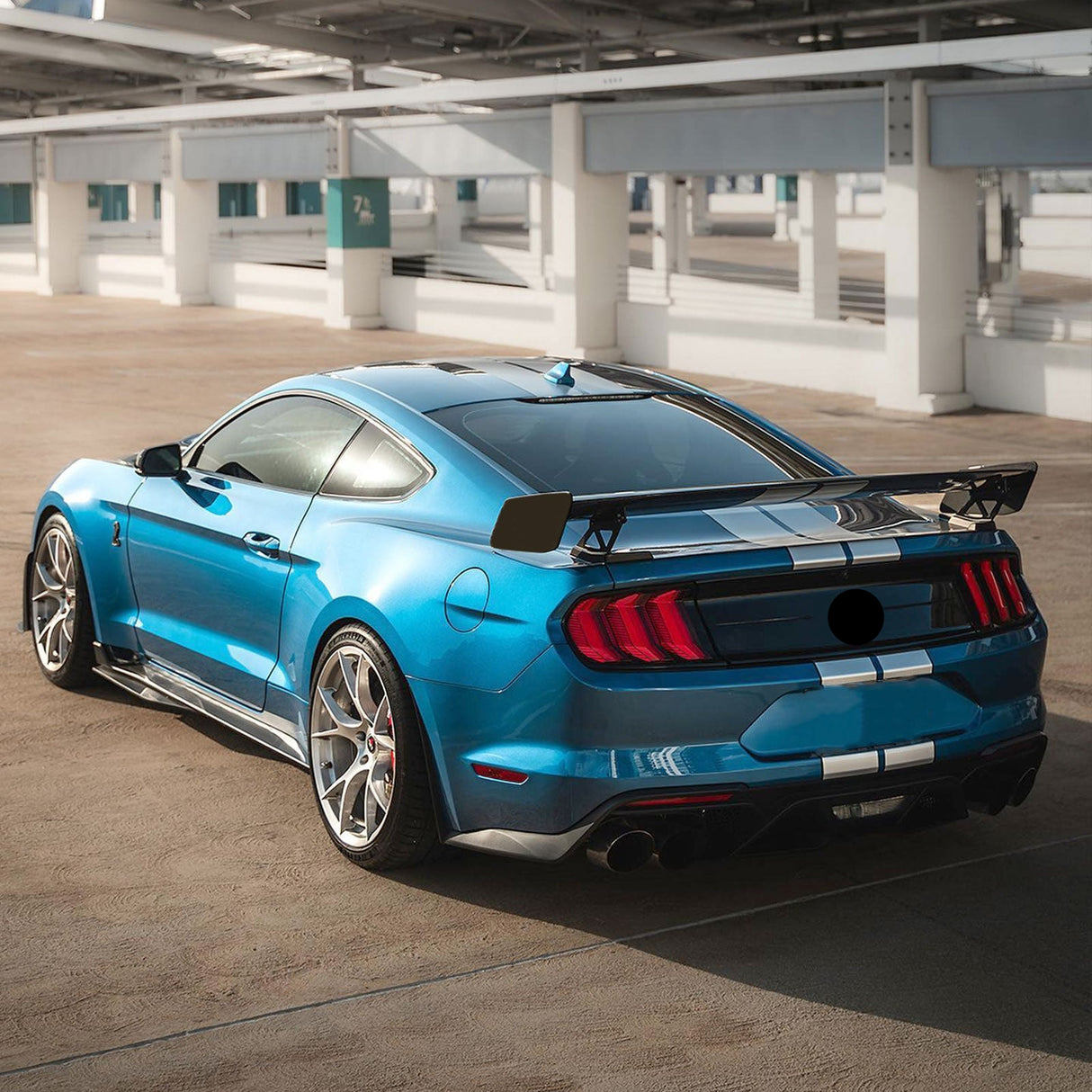 (Patented ABS) For 15-23 Ford Mustang Stand Up Trunk Spoiler Wing GT500 Style