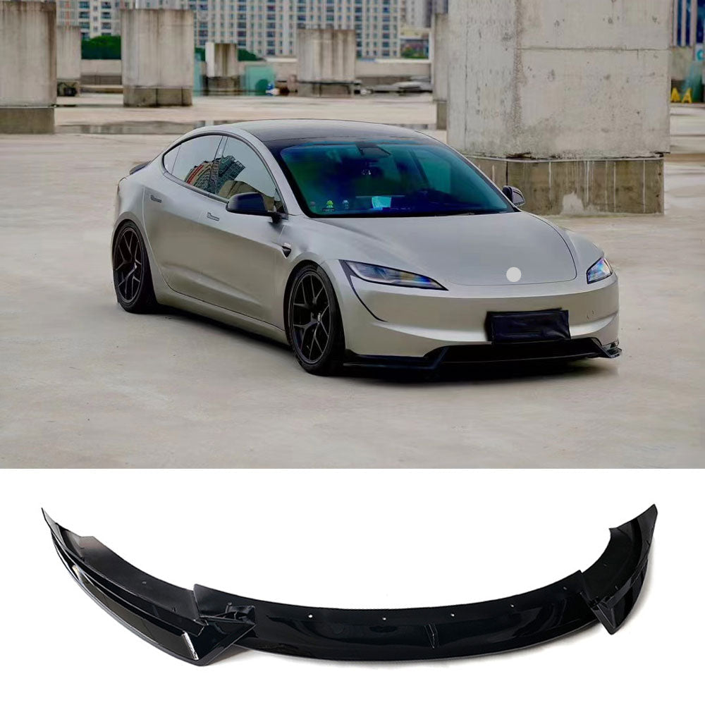 (Patented ABS) For 2024+ Tesla Model 3 Front Bumper Lip Splitter