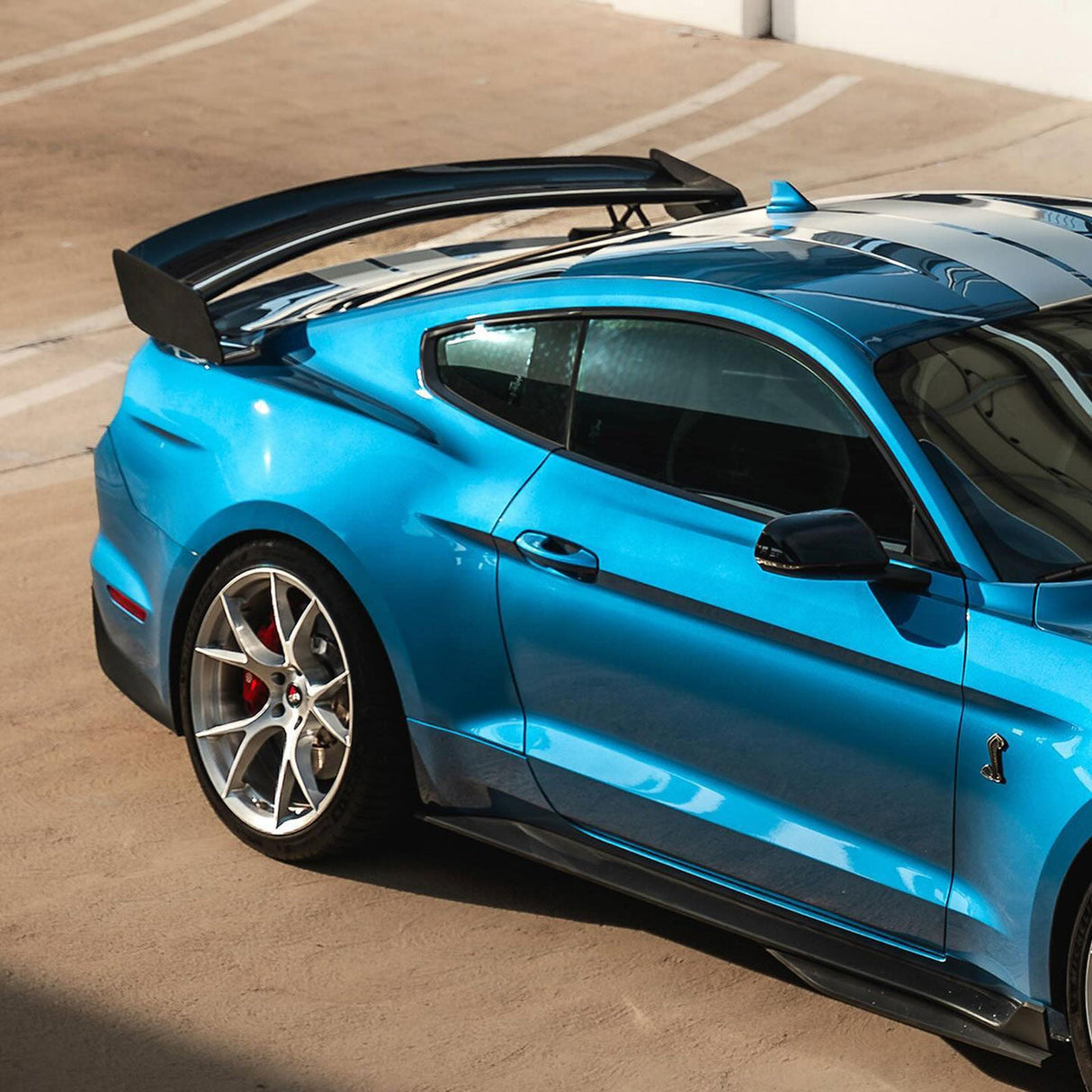 (Patented ABS) For 15-23 Ford Mustang Stand Up Trunk Spoiler Wing GT500 Style