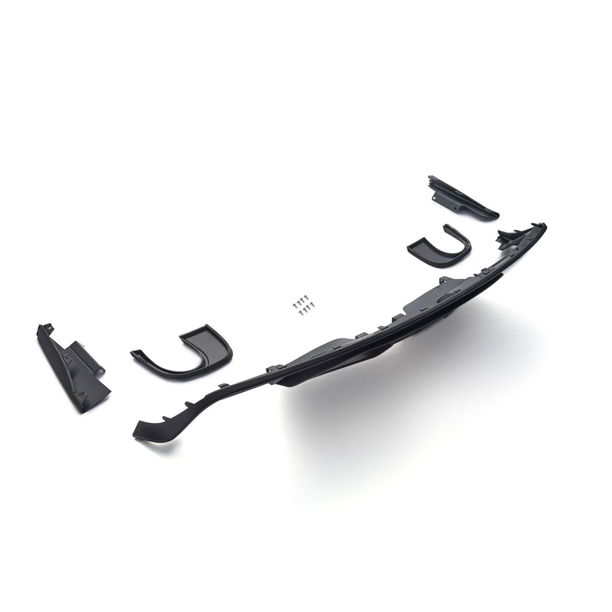 (Patented ABS) For 15-17 Ford Mustang GT350 GT500 Style Rear Diffuser Dual/Quad Exhaust
