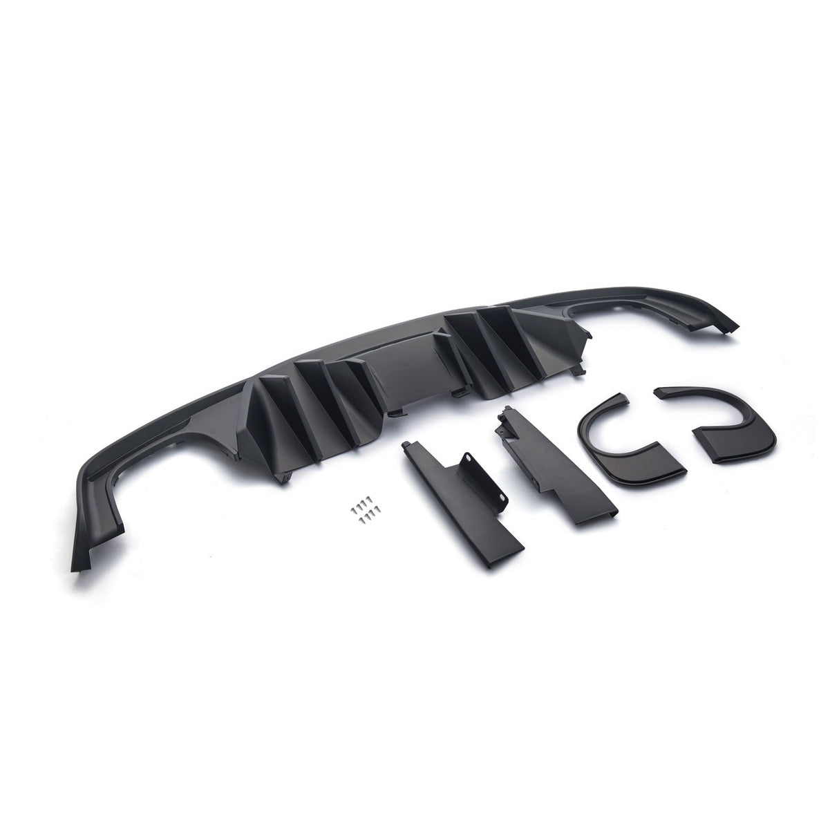 (Patented ABS) For 15-17 Ford Mustang Rear Bumper Diffuser B Style