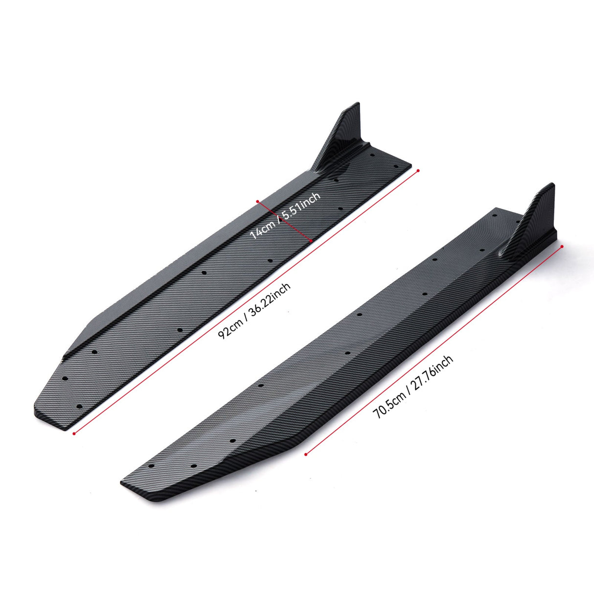 (Patented ABS) For 24-25 Ford Mustang Side Skirts