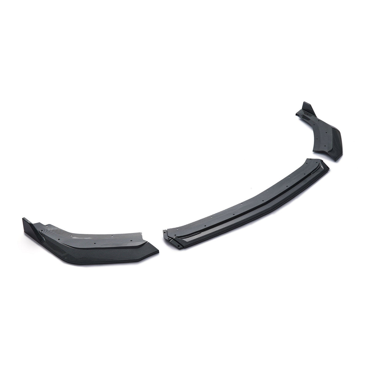 (Patented ABS) For 24-25 Ford Mustang EcoBoost GT Front Bumper Lip Splitter 3PCS