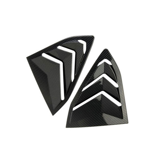 (Patented ABS) For 20-25 Corvette C8 Rear Side Window Louvers Air Shutter Trim