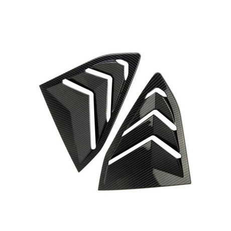 (Patented ABS) For 20-25 Corvette C8 Rear Side Window Louvers Air Shutter Trim