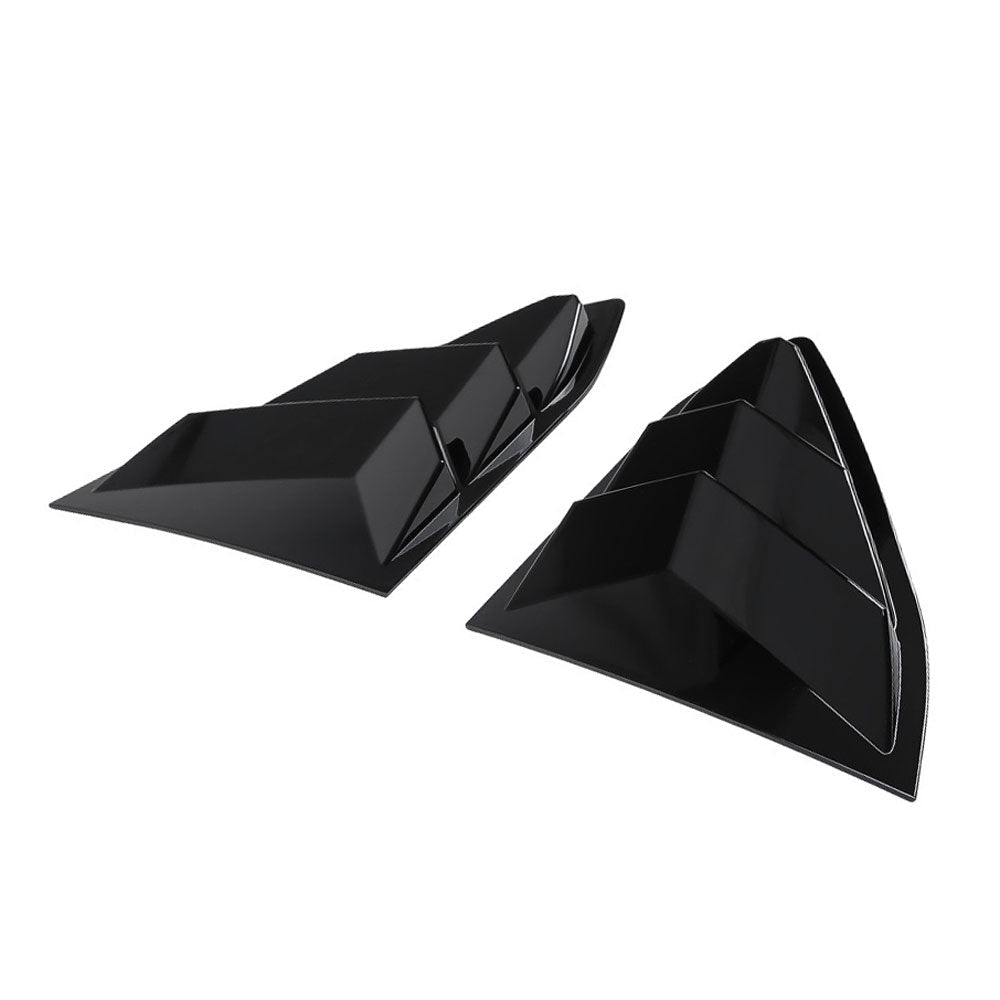 (Patented ABS) For 20-25 Corvette C8 Rear Side Window Louvers Air Shutter Trim