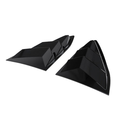 (Patented ABS) For 20-25 Corvette C8 Rear Side Window Louvers Air Shutter Trim