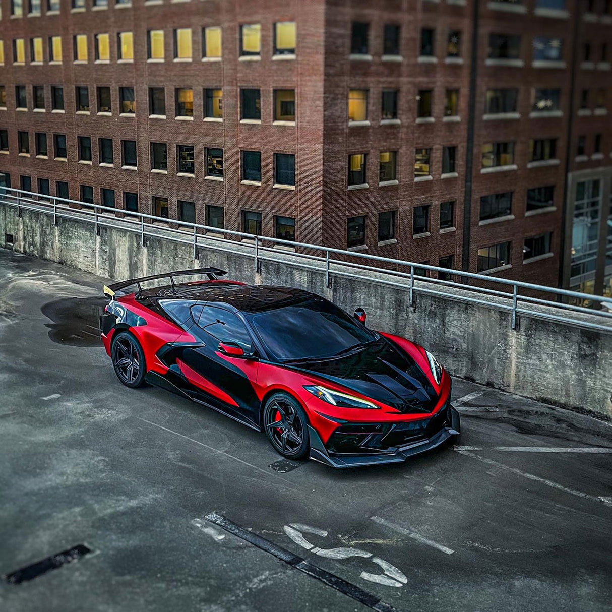 (Patented ABS) For 20-25 Chevrolet Corvette C8 Z51 Front Bumper Lip Splitter