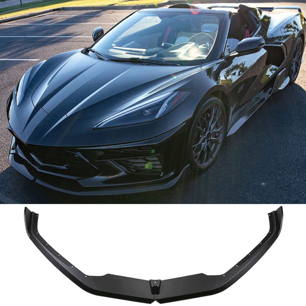 (Patented ABS) For 20-25 Chevrolet Corvette C8 Front Bumper Lip