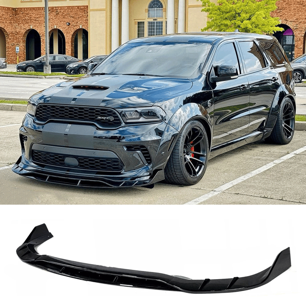 (Patented ABS) For 21-25 Dodge Durango SRT Hellcat Front Bumper Lip