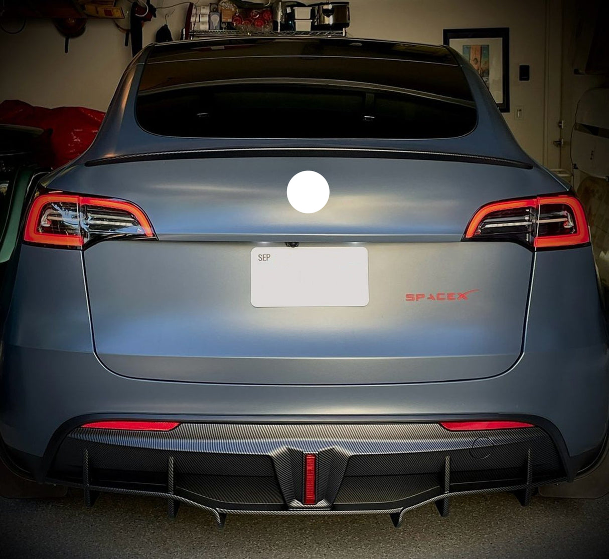 (Patented ABS) For 20-24 Tesla Model Y Rear Diffuser