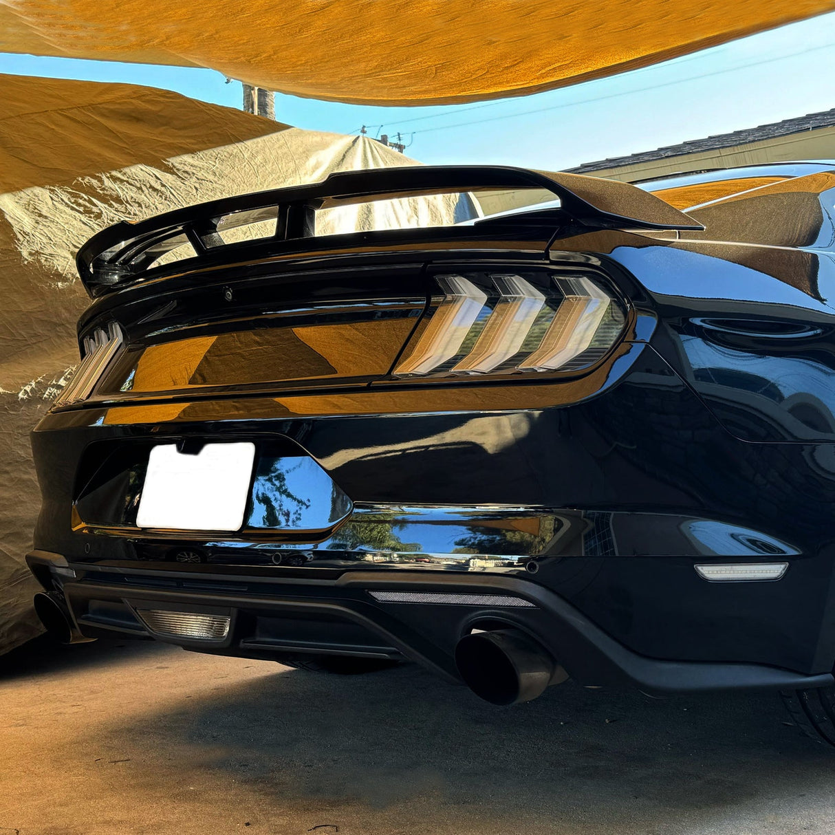 (Patented ABS) For 15-23 Ford Mustang Rear Trunk Spoiler Wing GT500 GT350 GT Style