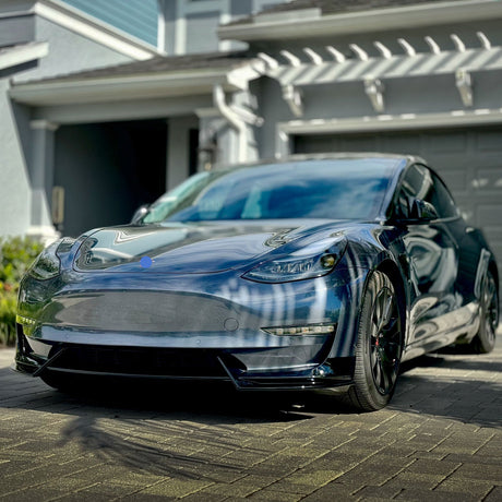 (Patented ABS) For 17-23 Tesla Model 3 Front Bumper Lip Splitter
