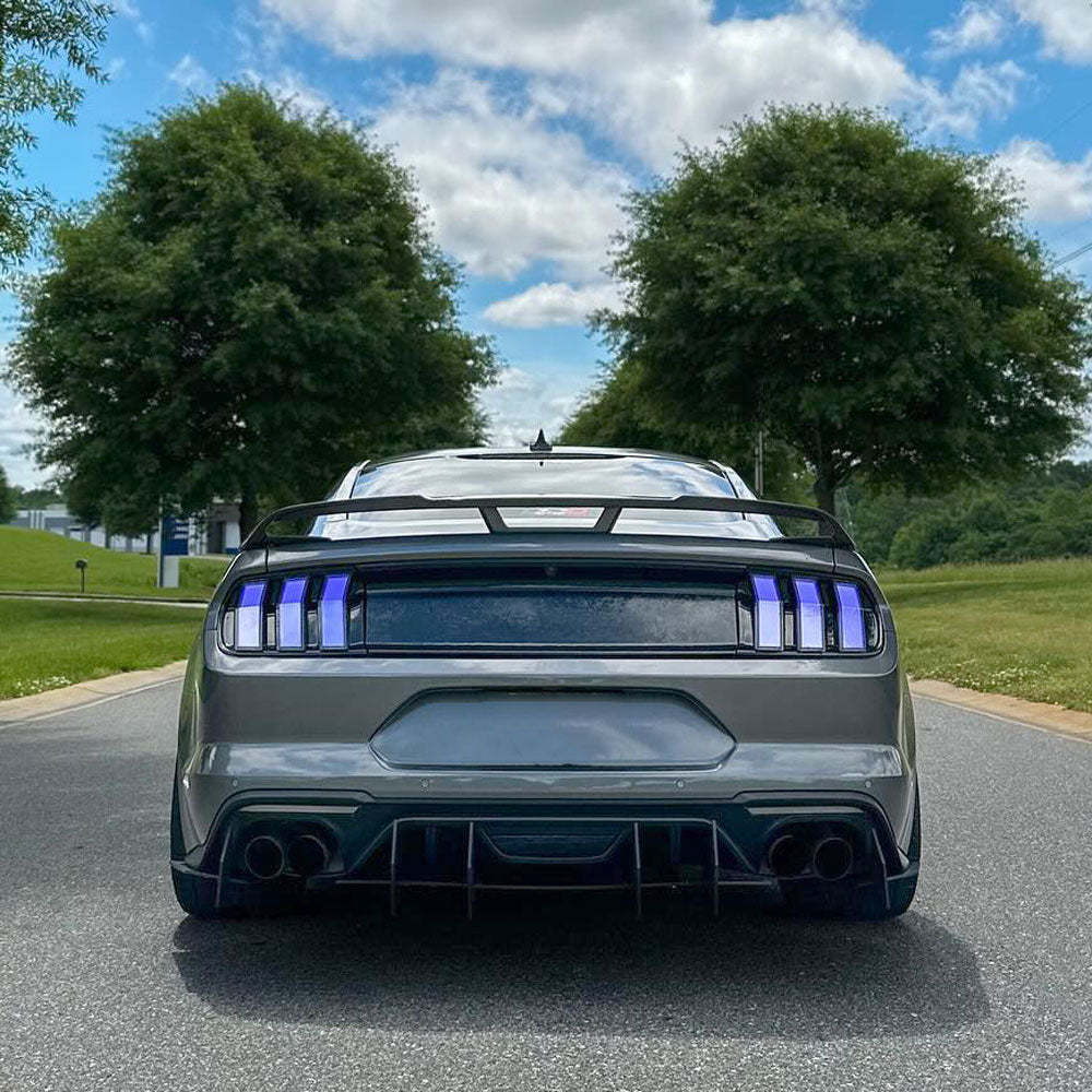 (Patented ABS) For 18-23 Ford Mustang Rear Bumper Diffuser Kit