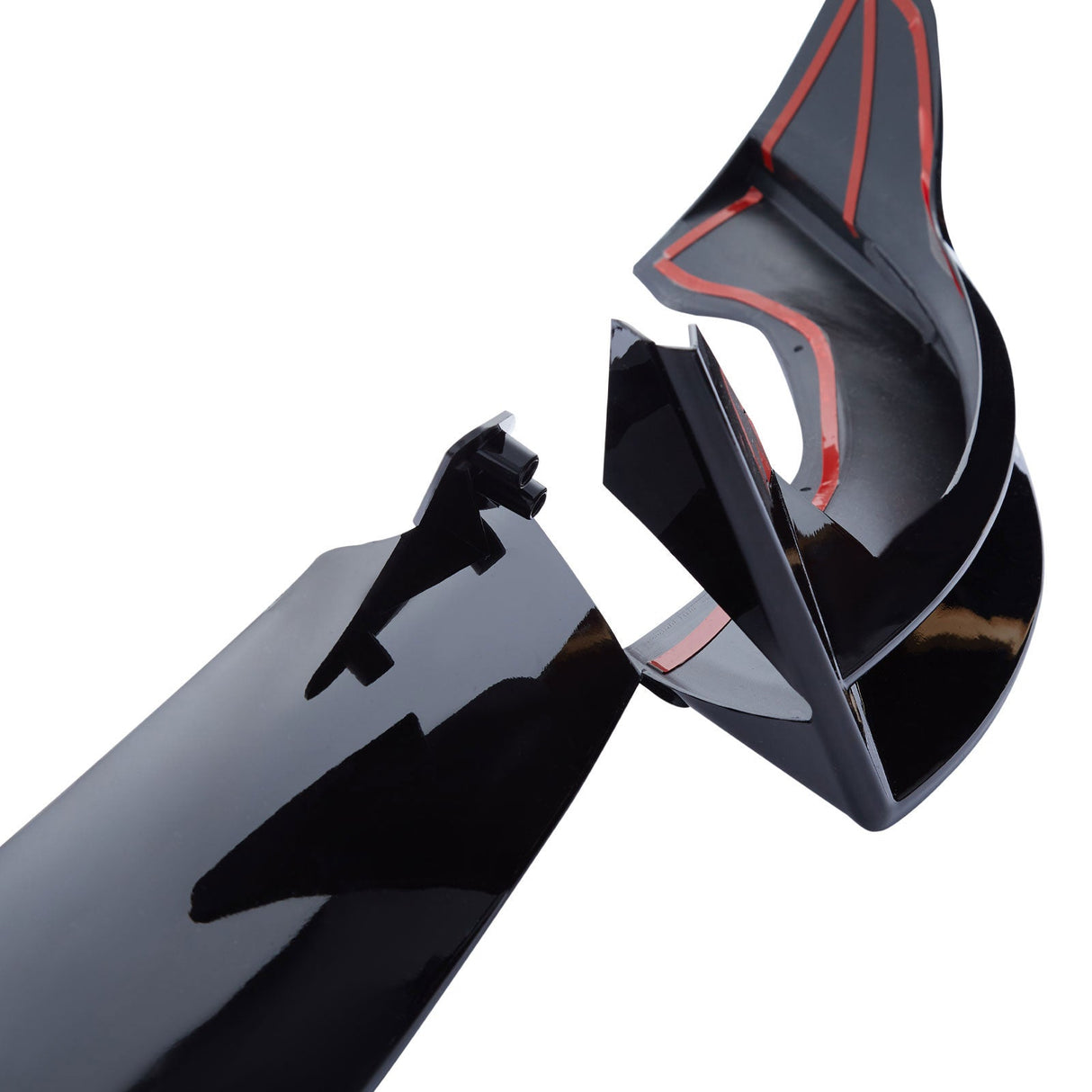(Patented ABS) For 20-24 Tesla Model Y Front Bumper Lip Splitter