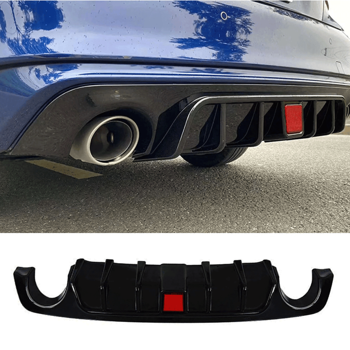 (Patented ABS) For 18-24 Infiniti Q50 Rear Bumper Lip