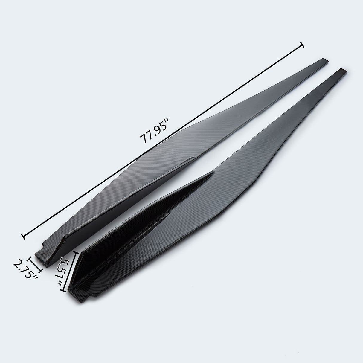 (Patented ABS) For 20-25 Corvette C8 Side Skirts