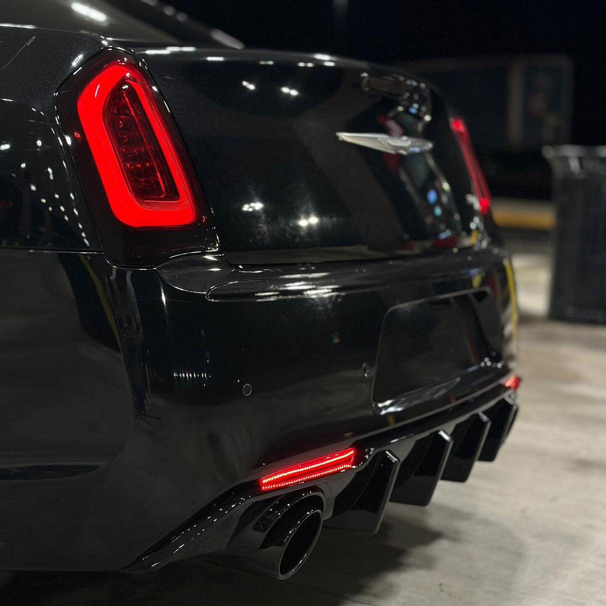(Patented ABS) For 15-23 Chrysler 300 SRT Rear Bumper Diffuser