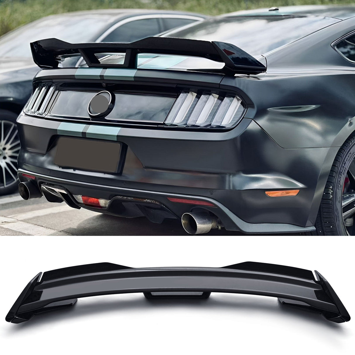 (Patented ABS) For 15-23 Ford Mustang DH Performance Rear Spoiler