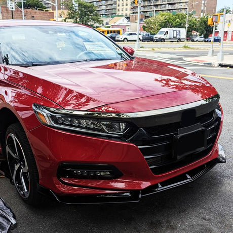 (Patented ABS) For 18-20 Accord Front Bumper Lip Splitter 3pcs